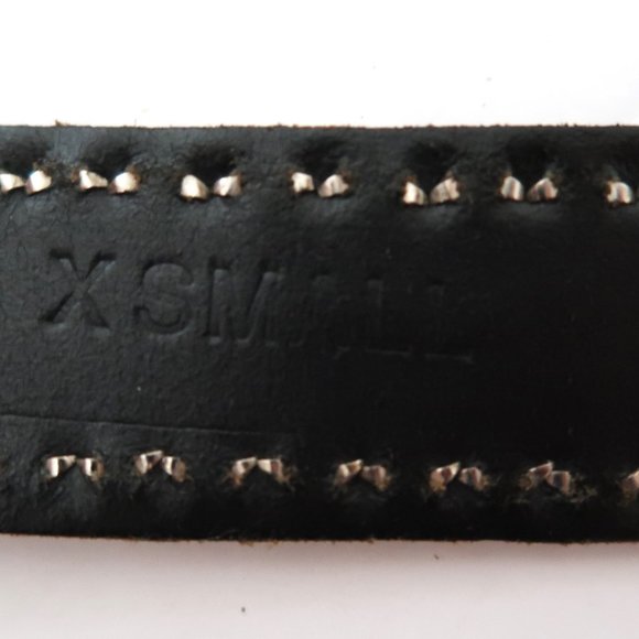 JOSE LUIS studded black leather belt main image 6